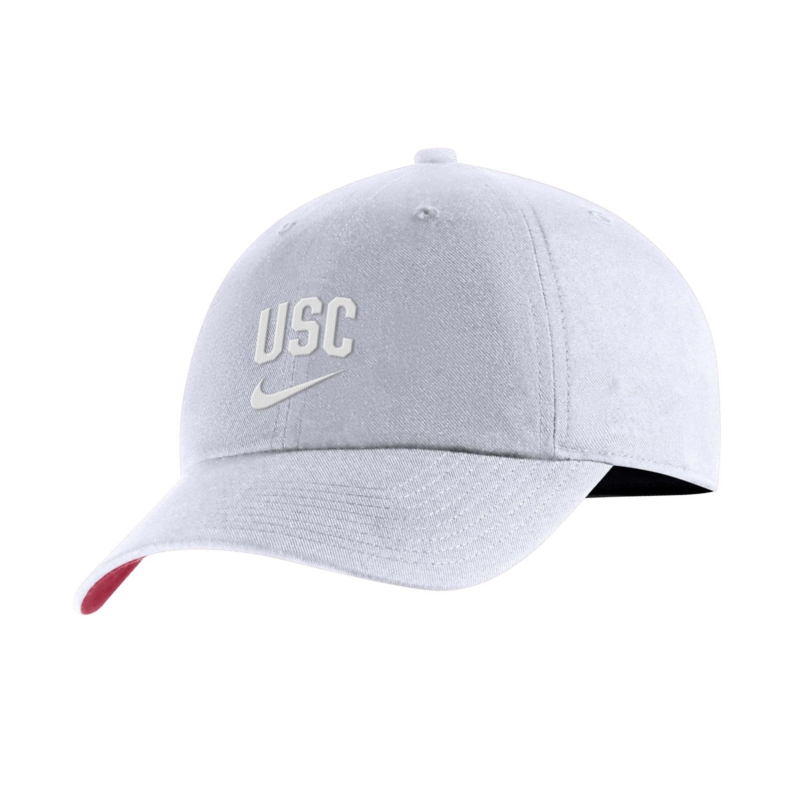 USC Arch H86 Adjustable Hat White Tonal by BCS Nike image01